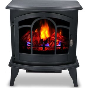 alpina Sfeerhaard Elektrisch Vicenza - 2000W - Zwart