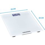 Grundig Personenweegschaal - Digitale Weegschaal - 50 Gr Nauwkeurig - tot 180 KG