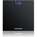 Grundig Weegschaal - Digitale Personenweegschaal - 50 Gram Nauwkeurig - 2 Tot 180 Kilo - Zwart