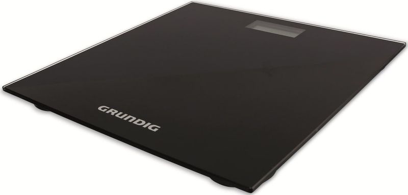 Grundig Weegschaal - Digitale Personenweegschaal - 50 Gram Nauwkeurig - 2 Tot 180 Kilo - Zwart