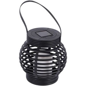 Grundig Soloar LED Lantaarn 15x16 cm Zwart