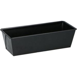 Alpina Bakvorm - metaal - anti-aanbak laag - zwart - 30 x 11 cm - taartvorm