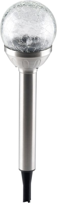 Grundig Solar tuinlamp - glazen bol - op zonne-energie - 25 cm - tuinverlichting