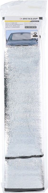 Dunlop - Zonnescherm - Zilver - Kunststof - 130 x 60 cm