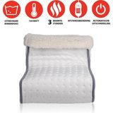 Alpina Elektrische Voetenwarmer - Binnenhoes Wasbaar - Overhittebeveiliging - 3 Standen - Wit