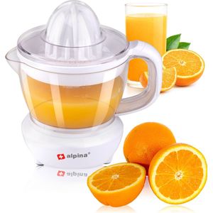 Alpina Citruspers - 0,7 Liter - 2 Perskegels - 2 Draairichtingen - 25 Watt - Wit