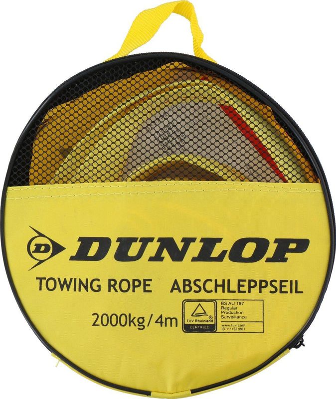 Dunlop - Sleepkabel - Rood - 4 Meter - Max 2000 Kg