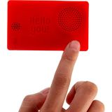 Memo - Magnetisch - Spraakrecorder - Rood - Geluidsopname tot 10 Seconden