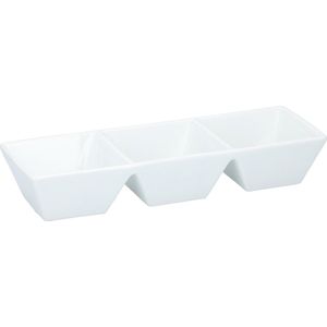 Alpina - Snackschaal - Wit - Porselein - 29,5 x 10 x 5cm