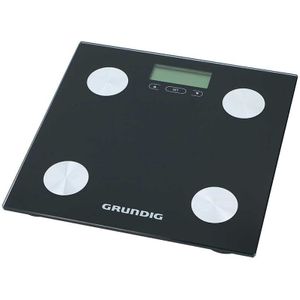 Grundig Weegschaal - met Lichaamsanalyse - Geheugen voor 12 Personen - Max 180 Kg - Glas - Zwart