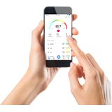Alpina Slimme Weegschaal - met Lichaamsanalyse: O.a. Vetpercentage en BMI - Bluetooth - met App