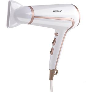 Alpina - Haardroger - Föhn met Verschillende Standen - 1600-2000 W - Wit / Roségoud