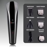 alpina Tondeuseset - Trimmer - Tondeuse - Gezicht en Body - Scheren en Trimmen - 6-in-1 - 3 Watt