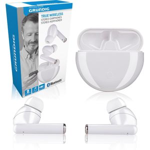Grundig - Oordopjes - Draadloos - Bluetooth - Wit