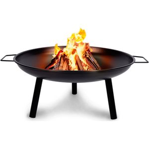 BBQ Collection Vuurschaal - Vuurkorf Voor Buiten - Terrashaard - met Handvaten - 60 X 29 CM - Staal