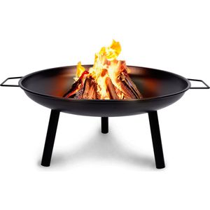 BBQ Collection Vuurschaal - Vuurkorf Voor Buiten - Terrashaard - met Handvaten - 60 X 29 CM - Staal