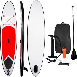 SUP Board Opblaasbaar Rood/Wit