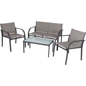 Lifetime Garden Loungeset Parijs 4 Stuks