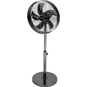 Lifetime Air Statiefventilator - 230V - Hoogte 85-125 CM - 3 Snelheden - Oscillerende Functie - Kantelbaar - Zilver