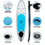 SUP Board Opblaasbaar Blauw/Wit