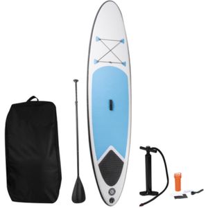 SUP Board Opblaasbaar Blauw/Wit