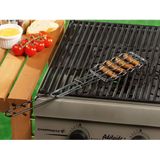 Barbecue Grill for Sausages Stainless steel (8 x 50 cm)