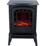 Classic Fire Sfeerhaard Elektrisch Torino - LED Vlammen - 2000W - Zwart