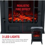 Classic Fire Sfeerhaard Elektrisch Torino - LED Vlammen - 2000W - Zwart