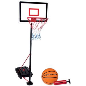 Dunlop Basketbalset - Speelset Junior - In Hoogte Verstelbaar: 165 - 205 cm - Basketbal Standaar