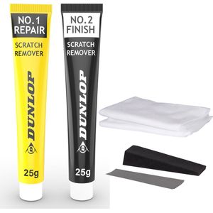 Dunlop - Car Scratch Repair Set - 9-delig - Inclusief Polijstdoeken en Schuurstrips