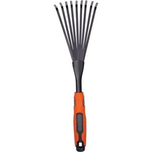 BLACK+DECKER Handhark - 38,8 CM - Ergonomische Handgreep - Makkelijk op te Hangen - Zwart/ Oranje