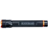 BLACK+DECKER LED Zaklamp 200 Lumen - 3.5W - 65M Bereik - 3 Lichtstanden: Hoog, Laag, Pulserend - Zwart/Oranje