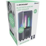 Dunlop Bluetooth-luidspreker met licht, 9 leds, 1200 mAh, zwart