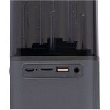 Dunlop Bluetooth-luidspreker met licht, 9 leds, 1200 mAh, zwart