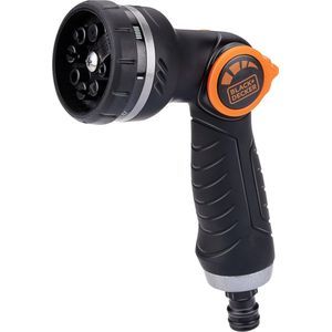 BLACK+DECKER Sproeikop - 8 Standen - Universeel - Zwart/ Oranje