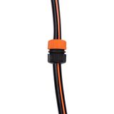 BLACK+DECKER Slangverbinder 1/2"" - 13 ⌀ MM - Tuinslangkoppeling - Zwart/Oranje