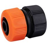 BLACK+DECKER Slangverbinder 3/4'' - 19 ⌀ CM - Tuinslangkoppelig - Zwart/Oranje