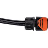 BLACK+DECKER Tuinslang Koppeling 1/2'' - Tuinslangen ⌀13mm - Geïntegreerde Waterstop - Kunststof - Zwart/ Oranje