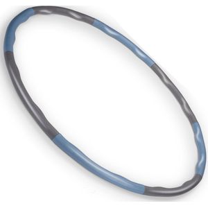 Umbro Hula Hoop Banden met gewichten, fitnessuitrusting, 890 GR, 95 cm, grijs/blauw