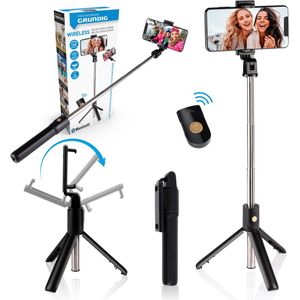 Selfie stick BT & tripod - Selfiestick met Bluetooth en statief