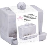 Edco Wattenschijfjes organizer/opberger - 9 x 7 x 8 cm - marmer look