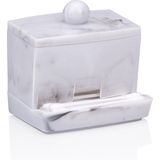 Edco Wattenschijfjes organizer/opberger - 9 x 7 x 8 cm - marmer look