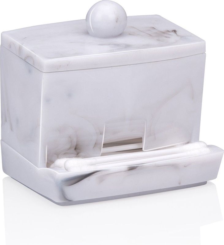 Edco Wattenschijfjes organizer/opberger - 9 x 7 x 8 cm - marmer look