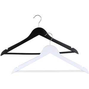 Alpina - Kledinghanger - Hout - Set van 3 Stuks - Assorti Kleuren