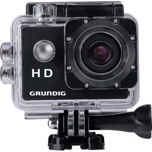 Grundig Actiecamera HD720P - onderwatercamera - waterdicht tot 30M - 2"" LCD-scherm - incl. diverse accessoires - bewegingsdetectie - zwart