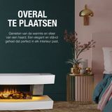 Classic Fire Sfeerhaard Elektrisch Montreal - 2000W - Wit - LED Vlammen