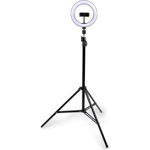 Grundig Ringlamp - Statief - Telefoonhouder - 210cm - 3 Lichtstanden