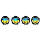 Dunlop - Digitale Drukmeter - Zwart - Batterij Aangedreven - 30 CM Luchtslang