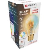Alpina - Smart Home Wifi Lamp - Dimbaar - Warm of Koud Wit - LED