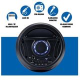 Bluetooth Speaker - RGB Licht - Draagbare Partybox - 4,5 Uur Batterijduur - 16 x 38.5 cm